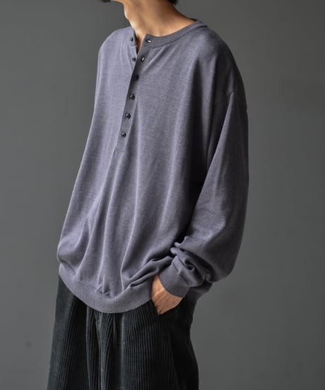 "Exclusive"ANDER HENLY NECK KNIT