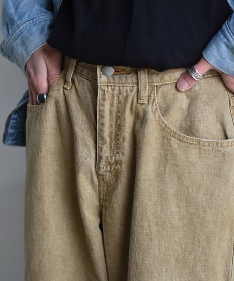 【LAST1】nakedgauge ZIMBABWE COTTON DENIM ASHLEY JEANS