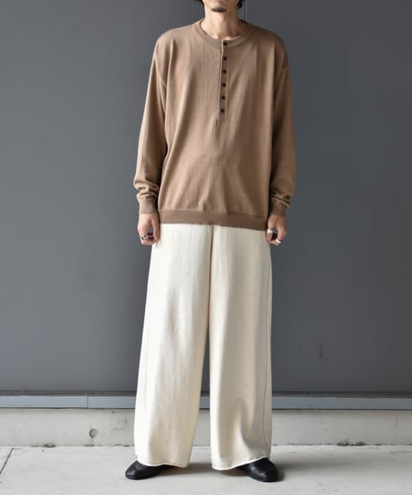 "Exclusive"ANDER HENLY NECK KNIT