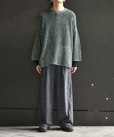 Dulcamara 3クォーターSLメッシュニットP/O