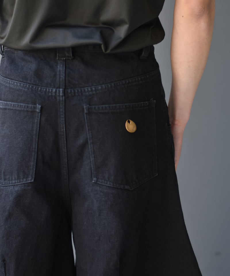 パンツ NAM HORN DENIM WASHED DENIM WASHED BLACK nam-horn-denim-washed-black-