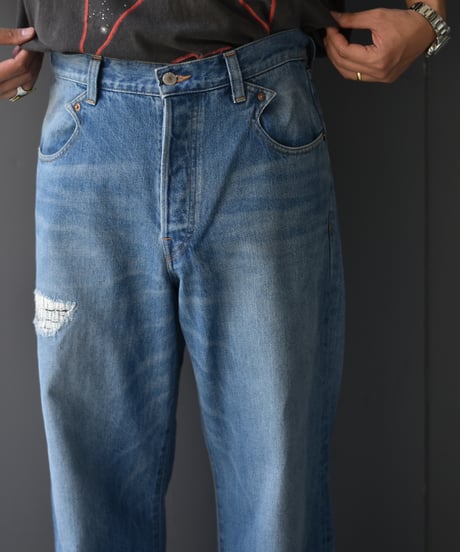 【LAST1】RICE NINE TEN LOVELY FADED JEANS