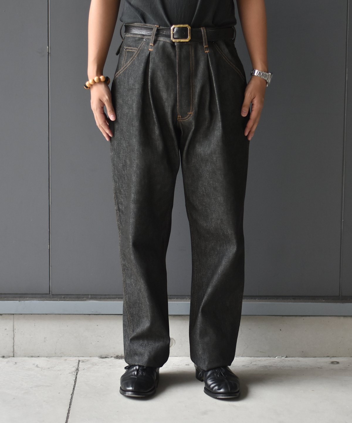 Willow Pants P-035 BLK-DENIM | 45do｜ULTERIOR・re