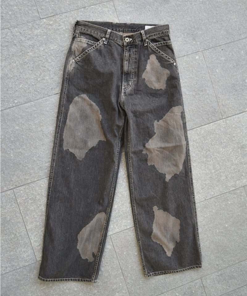ENCOMING SPOTTED DENIM TROUSER | 45do 