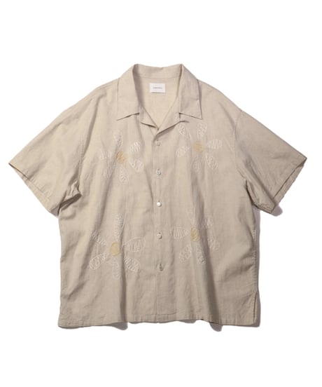 superNova. Aloha shirt - Big flowers embroidery