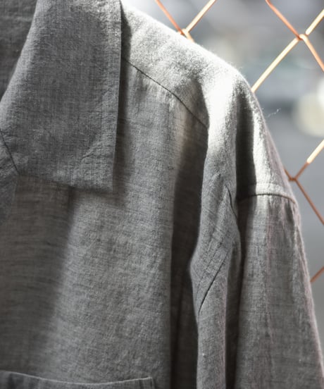 Gorsch the merry coachman  Yak Mixed L/C Wide Silhouette Open Collar Shirt