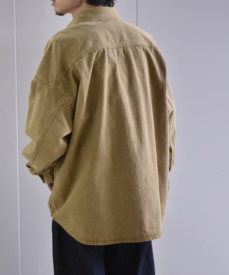 nakedgauge ZIMBABWE COTTON DENM OVERSIZED S-BLOLSON