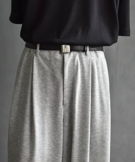saby TWO TUCK TROUSER - Recycled Fiber Jersey FAB -
