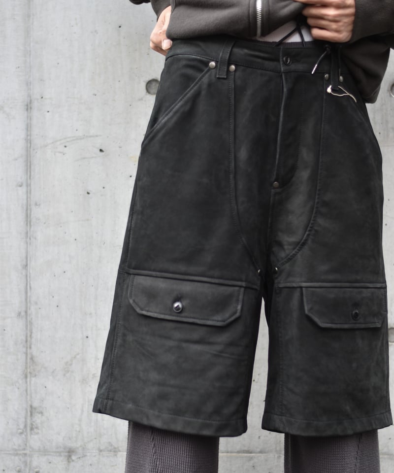 CCU ゴートレザー ショートパンツ WORK SHORTS CCU WORK SHORTS | MusterWerk Sud.