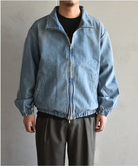 superNova. Denim track jacket - Old vintage wash / Light indigo