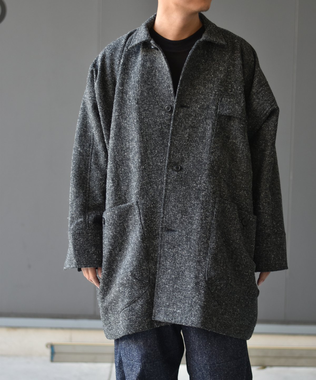 最終お値下げ OHOTORO Boucle Half Coat boucle half coat | OHOTORO