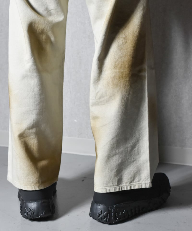 superNova. Drill twill wide jeans - Dirty proce