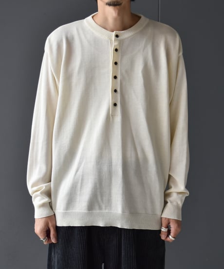 "Exclusive"ANDER HENLY NECK KNIT