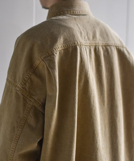 nakedgauge ZIMBABWE COTTON DENM OVERSIZED S-BLOLSON