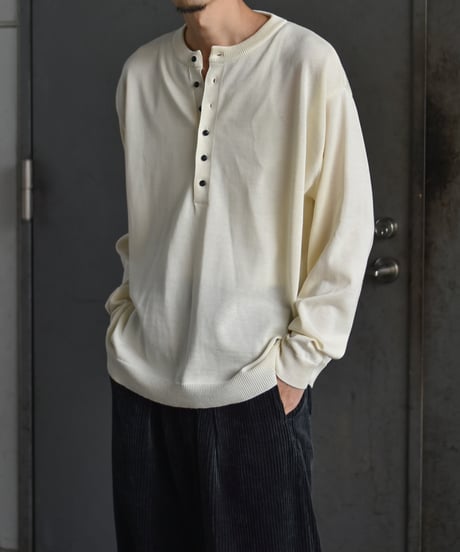 "Exclusive"ANDER HENLY NECK KNIT