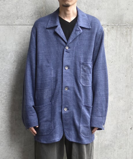 saby WORKERS JACKET TYPE S.B - Bishu Japan Linen Mesh Jacquard FAB -