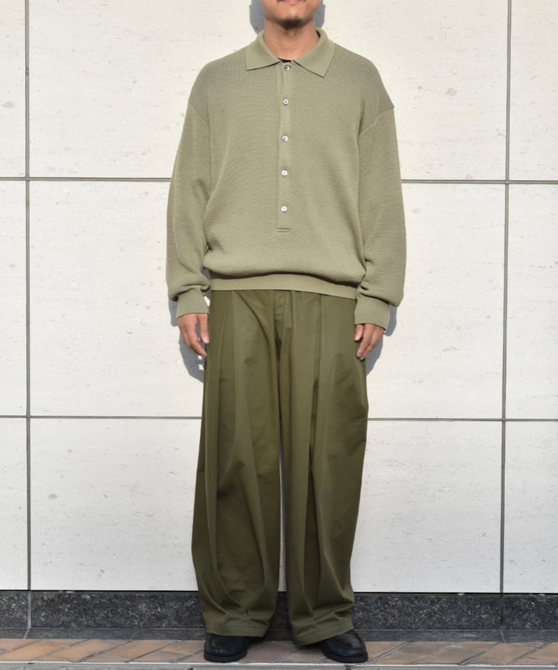 orimi ニットポロ ORIMI Destroy Knit Poro デストロイニットポロ