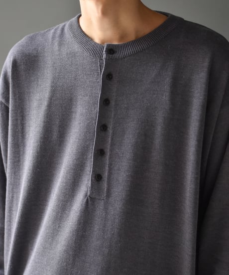 "Exclusive"ANDER HENLY NECK KNIT