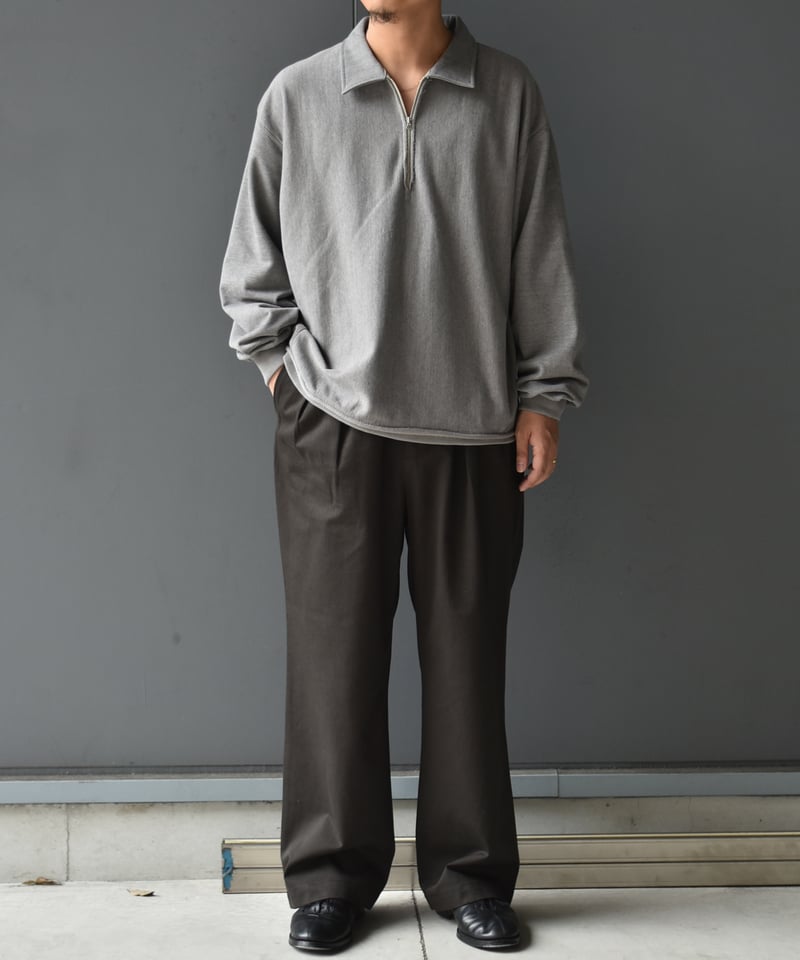 ULTERIOR FADED SILKY TERRY RW HALF ZIP P/O | 4