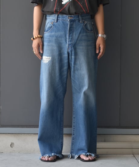 【LAST1】RICE NINE TEN LOVELY FADED JEANS