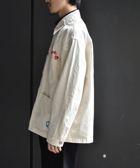 superNova. Embroidered coverall jacket -  Duck canvas