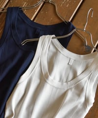 MEIAS FINE GAUGE SILK RIB TANK TOP