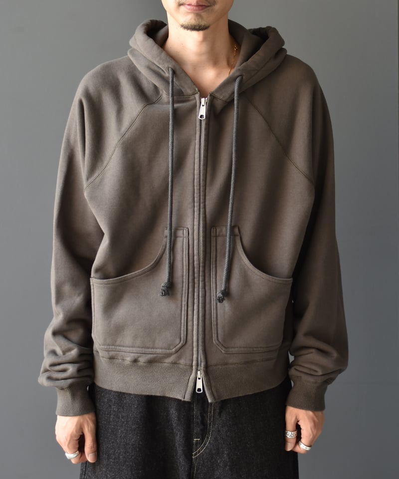 トップス MATSUFUJI Zip up Sweat Hoodie MATSUFUJI ZIP UP SWEAT HOODIE｜マツフジ スウェットパーカー