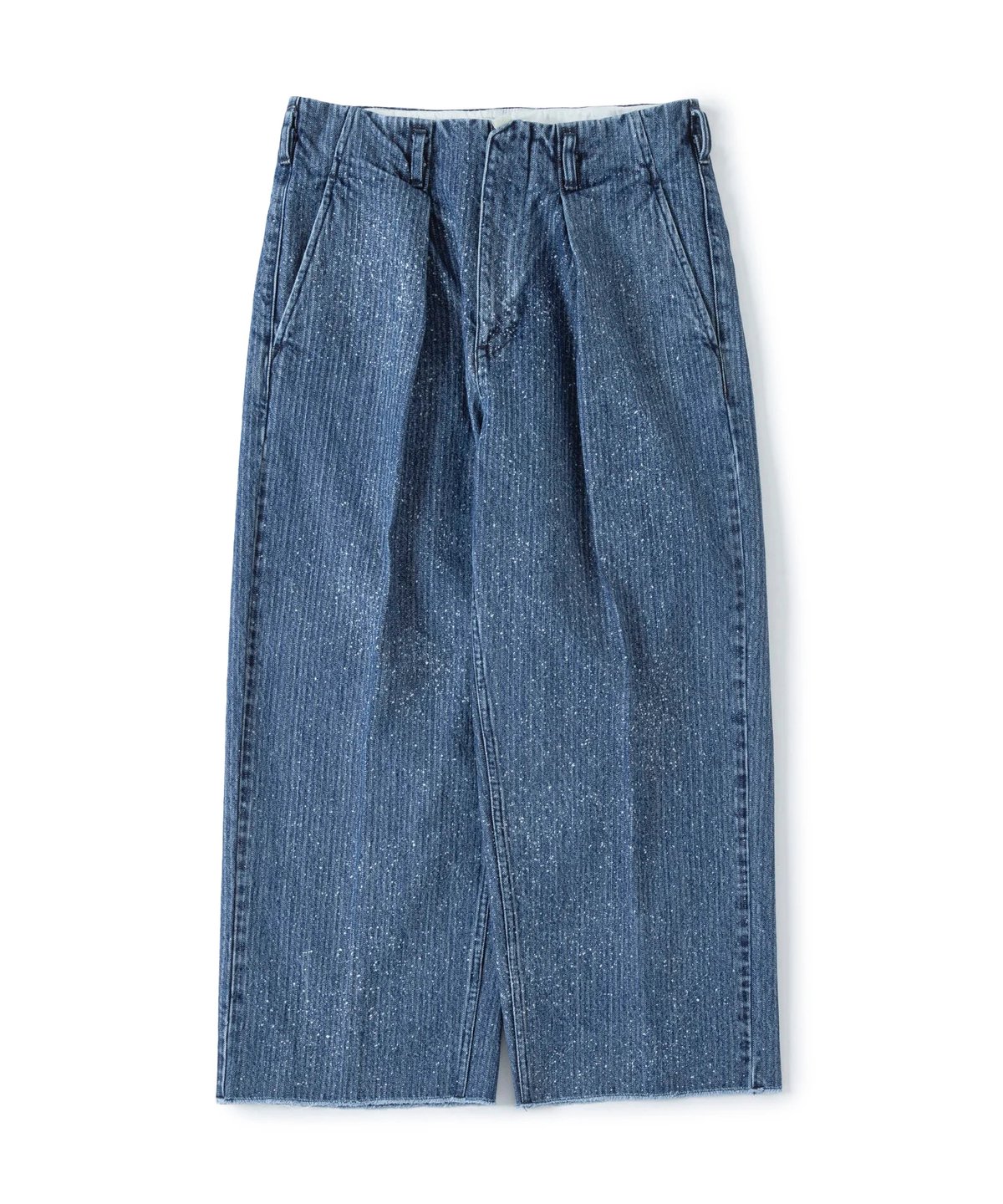 LAST1】saby TUCK-BAGGY TYPE 2 - Stripe Denim Sp