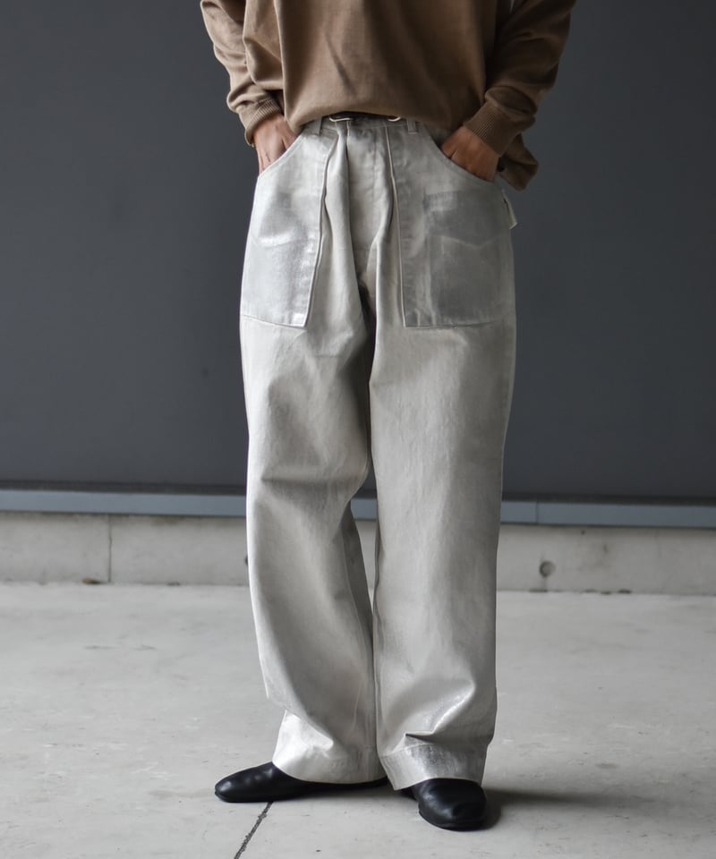 Willow Pants P-001 Silver | 45do｜refomed・Gorsc