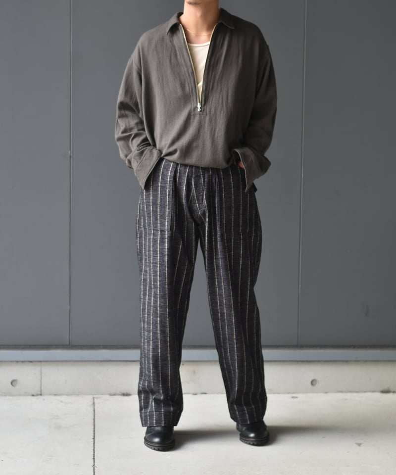 Willow Pants P-001 black stripe | 45do｜ULTERIO