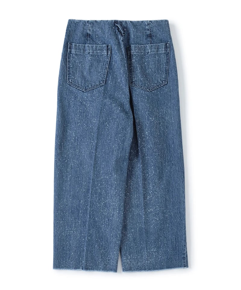 LAST1】saby TUCK-BAGGY TYPE 2 - Stripe Denim Sp LAST1】saby TUCK-BAGGY TYPE 2 - Stripe Denim Sp