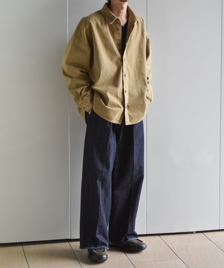 nakedgauge ZIMBABWE COTTON DENM OVERSIZED S-BLOLSON