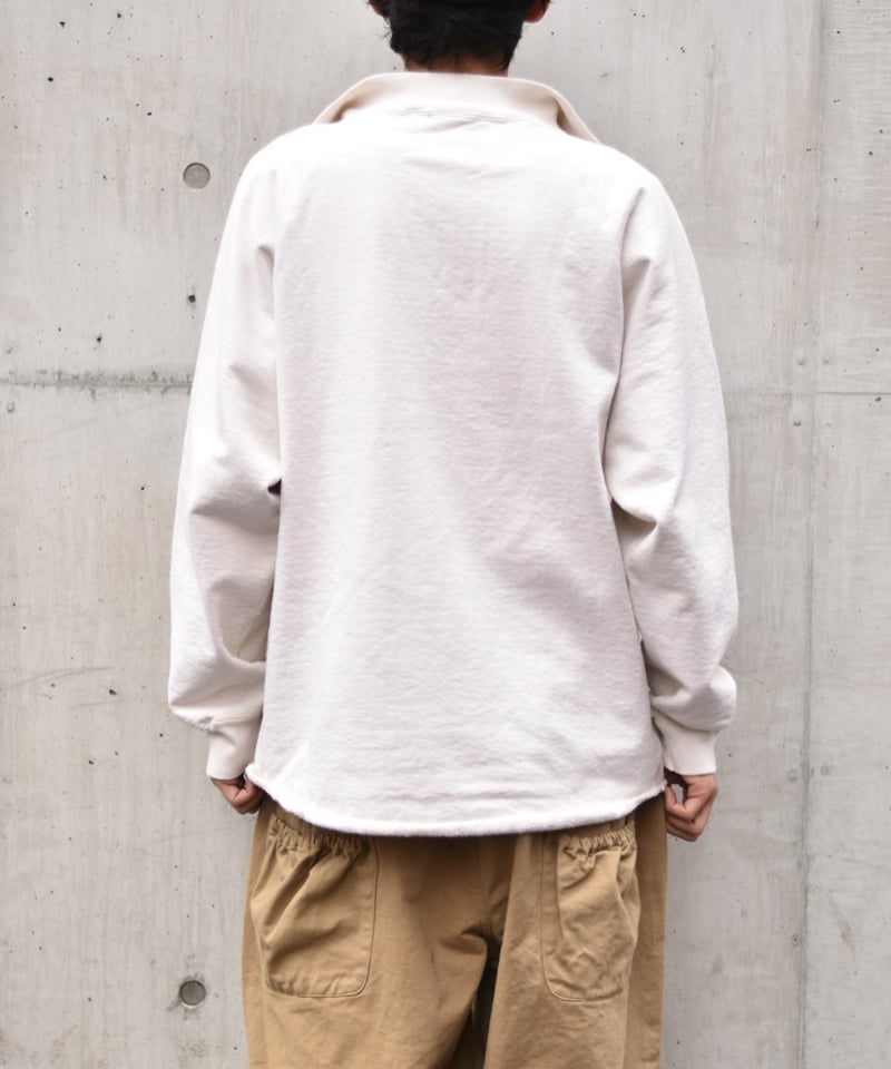 V12 LION CREW 柔らかなウール生地 メンズL グレー ルースイソンブラ LUZeSOMBRA_ルースイソンブラ ジャージトップ