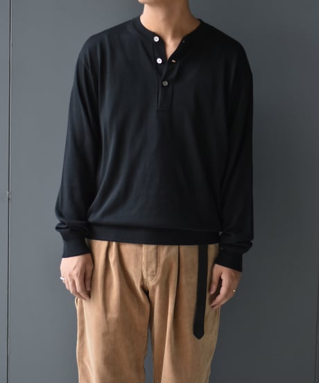 MEIAS  SILK HENLEY NECK PO
