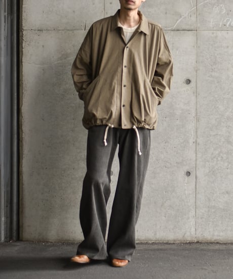 O project  BALLOON SHIRT/SUNDRYED COTTON SATIN