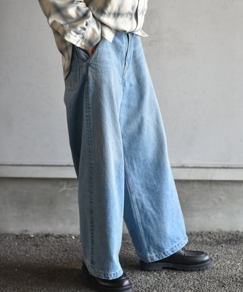 superNova. / Baggy jeans - Old vintage wash/M/コットン/IDG superNova. Baggy jeans - Old vintage wash / Lig