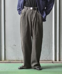 nakedgauge  COTTON×LINEN PIGMENT DYED ASHLEY PANTS