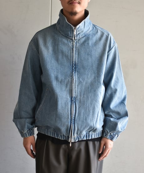 superNova. Denim track jacket - Old vintage wash / Light indigo