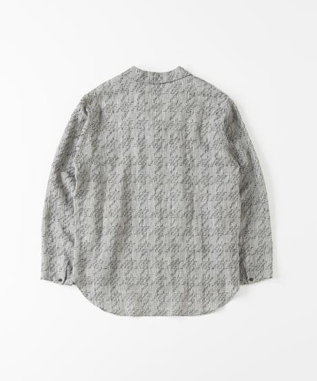 saby LAPEL SHIRTS - Bishu Japan Cotton Linen Jacquard FAB -