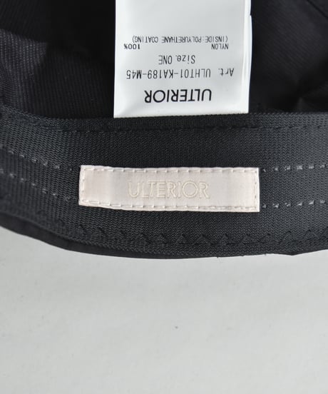 ULTERIOR WASHED NYLON KERSEY 6 PANELED CAP Ex for MW&45