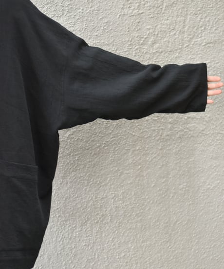 O project  WIDE FIT SHIRT/WASHED PANAMA COTTON LINEN