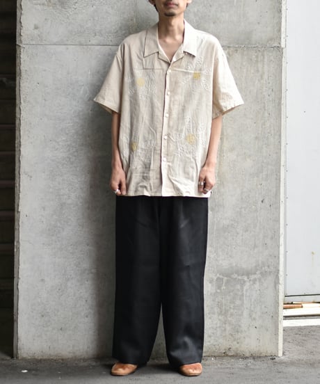 superNova. Aloha shirt - Big flowers embroidery