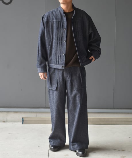 【LAST1】NEZU YOHIN TEN ウールコットンワークパンツ