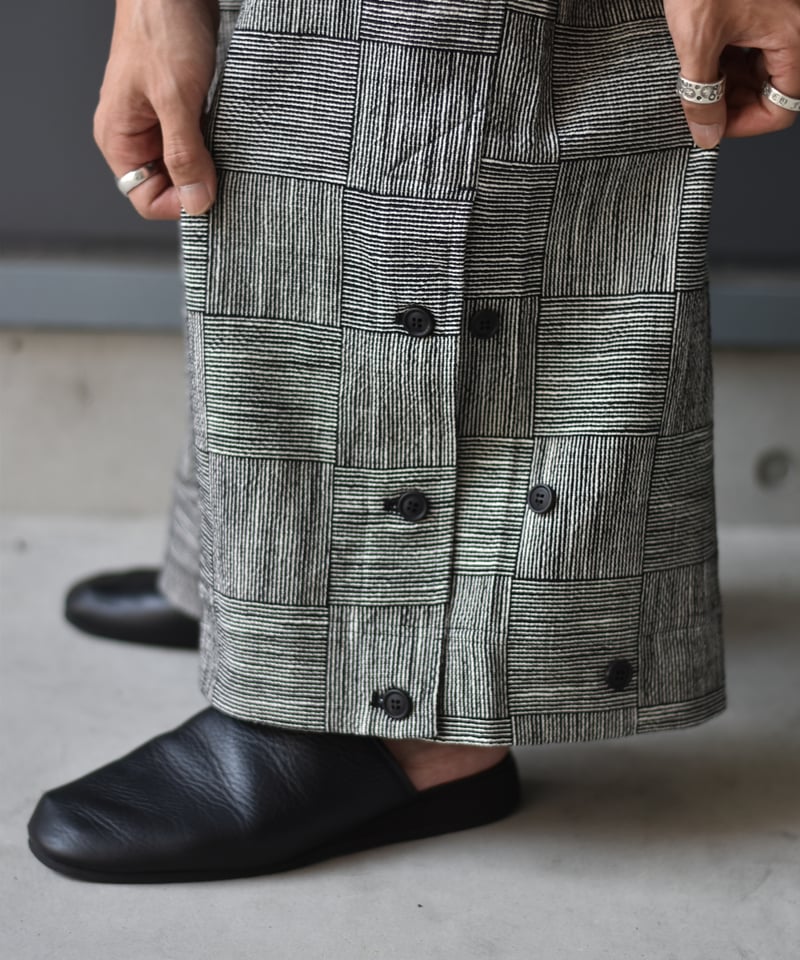 LAST1】O project EASY CARGO PANTS / BLOCK STRIP