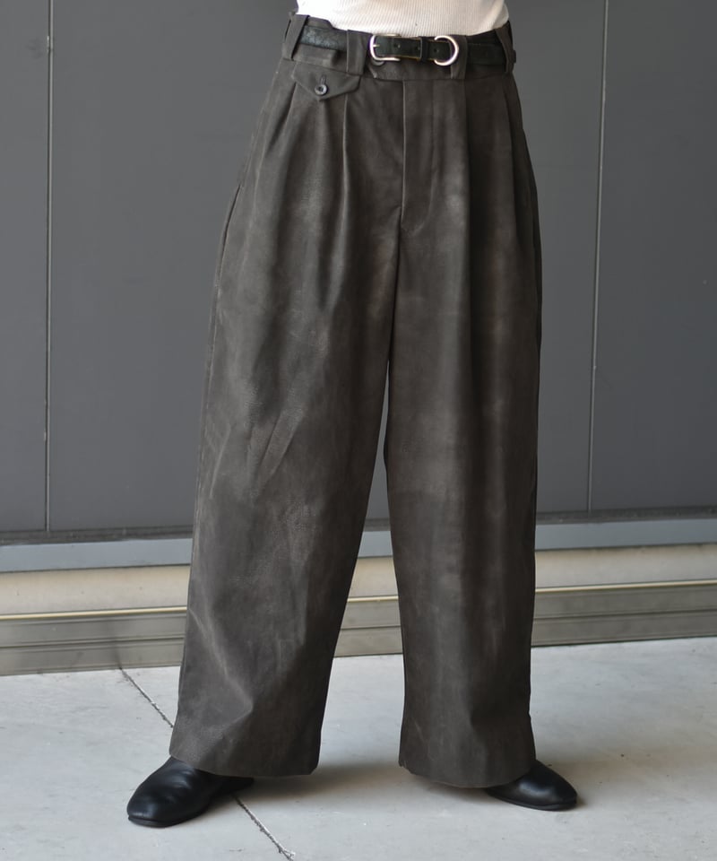 LAST1】NEZU YOHIN TEN シンセティックレザータンゴパンツ