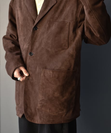 CCU TAILORED JKT3B -SHEEP SUEDE