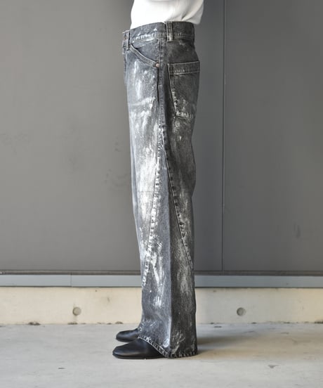 encode PROTOTYPE 3D JEANS - SILVER PAINTING