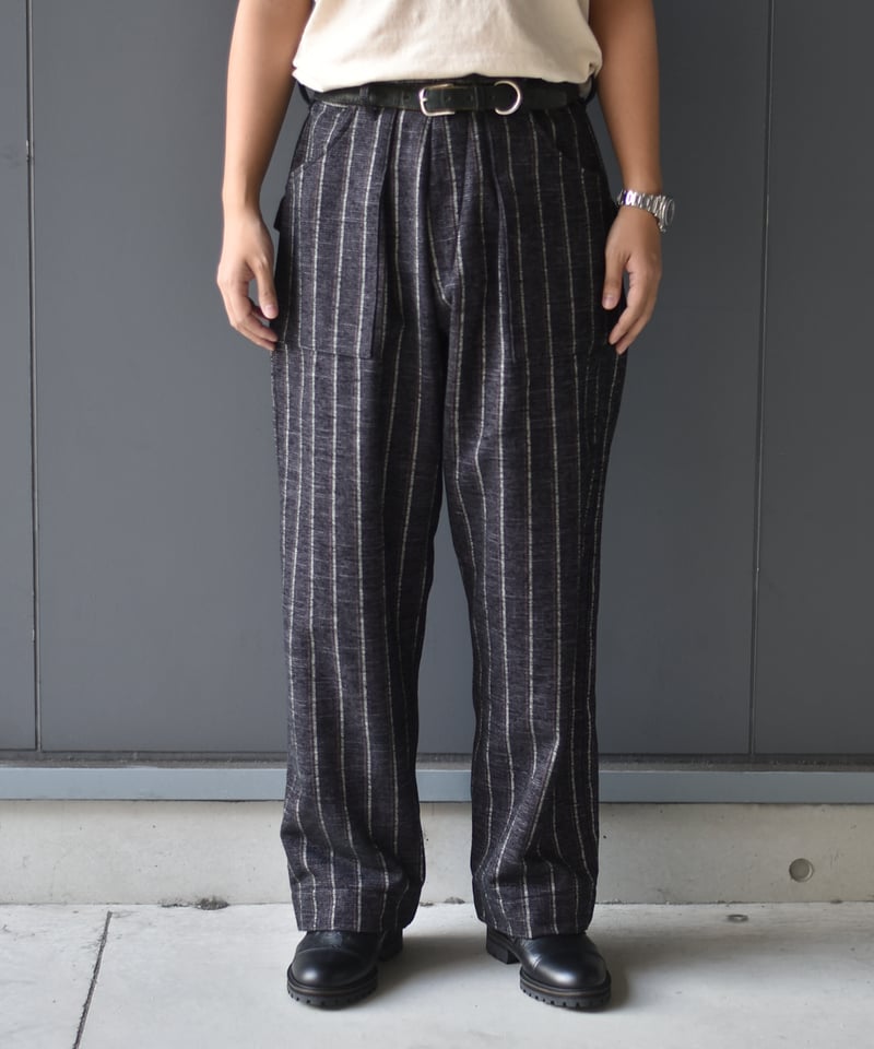 Willow Pants P-001 black stripe | 45do｜ULTERIO
