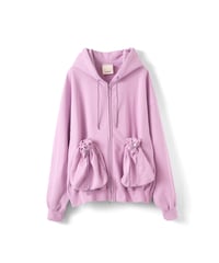 refomed "KINCHAKU" ZIPUP HOODIE