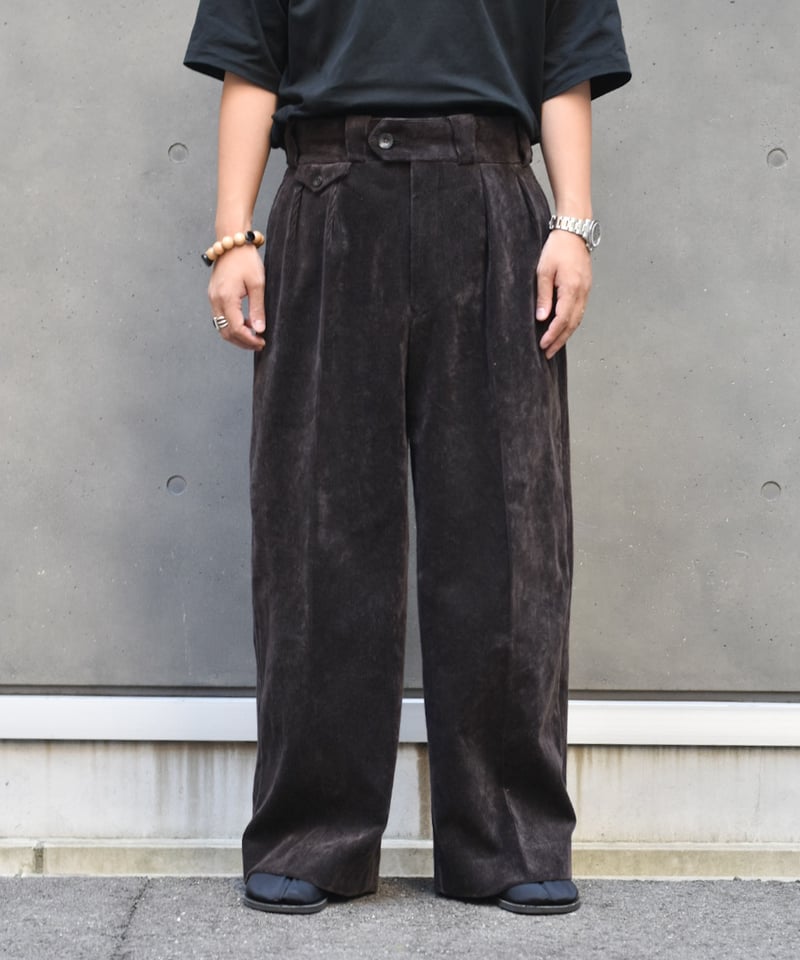 NEZU YO-HINTEN ハイカウントリネンツイルワッシャータンゴパンツ2